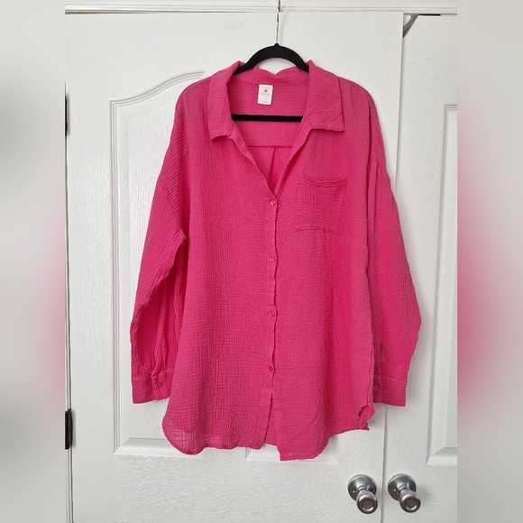 Shade & Shore Pink Swim Coverup - Picture 8 of 10